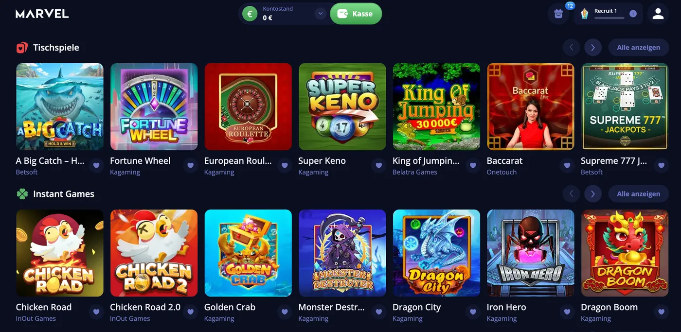 In welchen Slots eignet sich der Marvel Casino Bonus am besten?